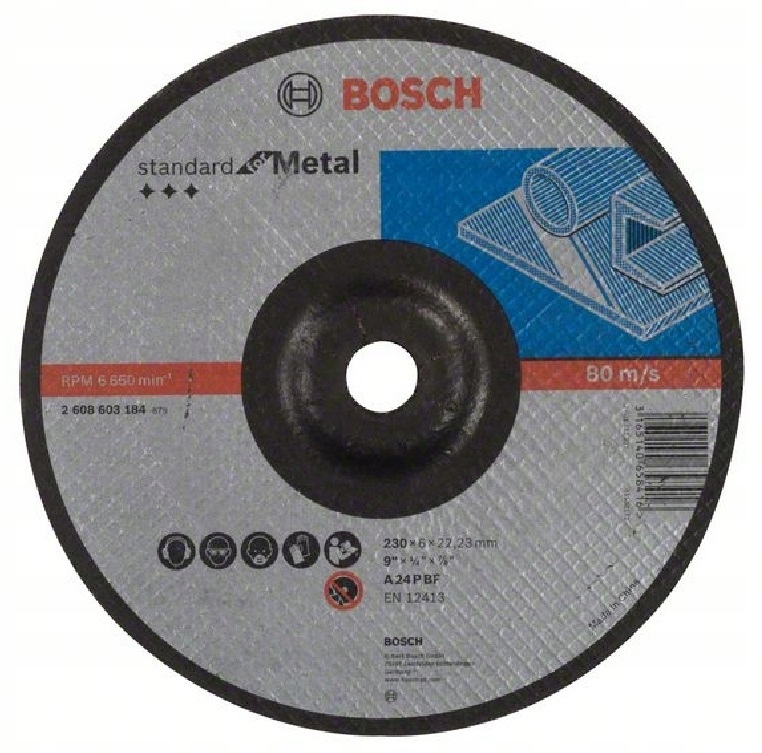 

Bosch Tarcza Do Szlifowania Metalu 230x6,0