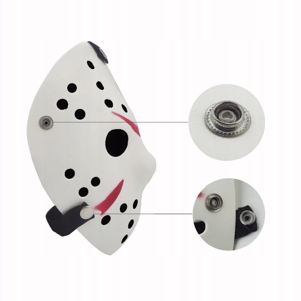 MASKA JASON PIĄTEK 13 VOORHEES FREDDY FRIDAY HORROR do PRZEBRAŃ STROJÓW Marka DKM