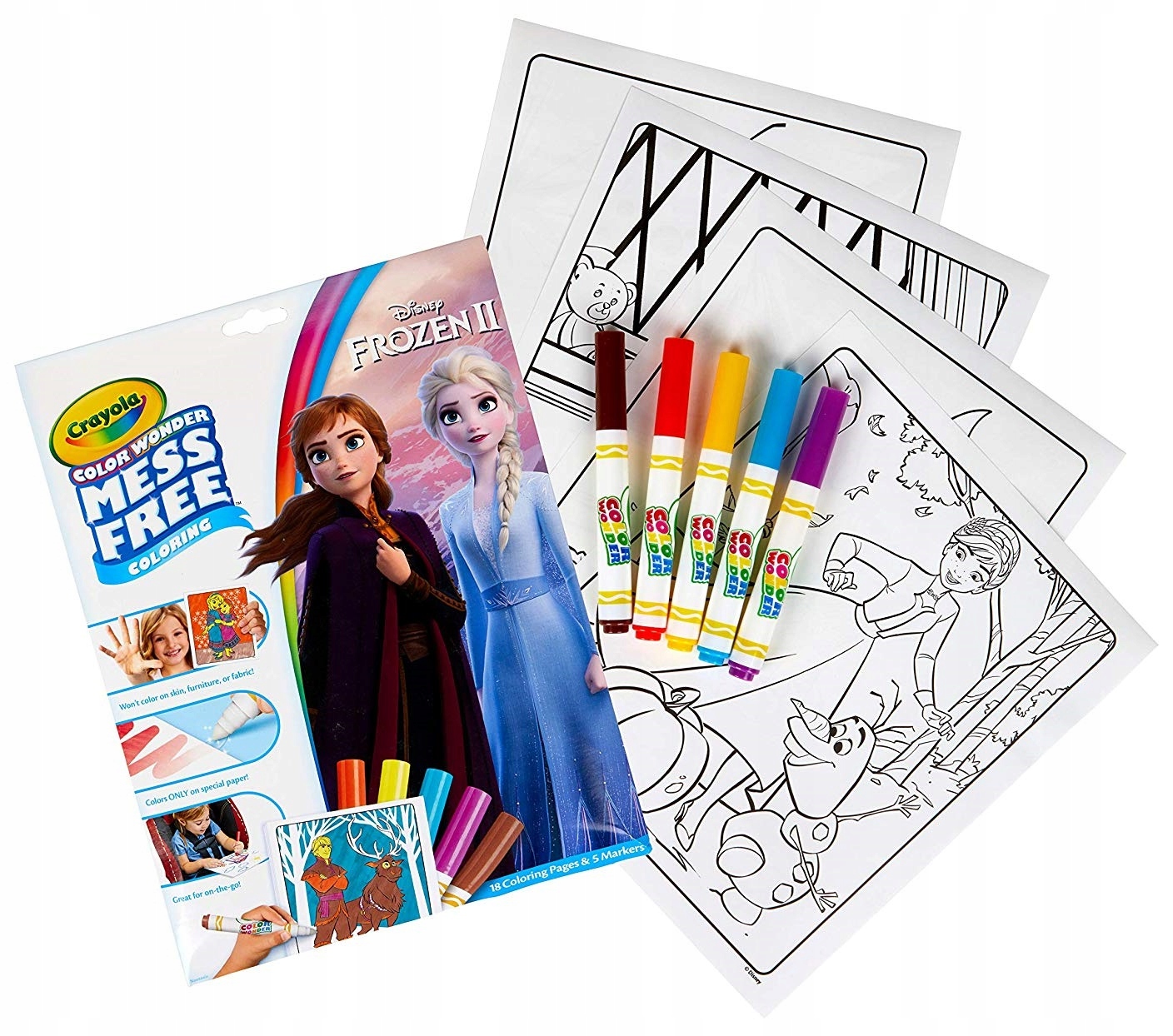 Frozen 2 Kolorowanki Magiczne Pisaki Elsa Anna Wydawnictwo Crayola