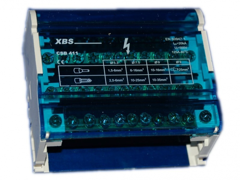 

Blok Rozdzielczy Łączeniowy Mostek 4x11 CSB-411