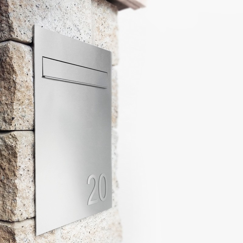 Skrzynka na listy Przelotowa w mur, słupek 19-25cm