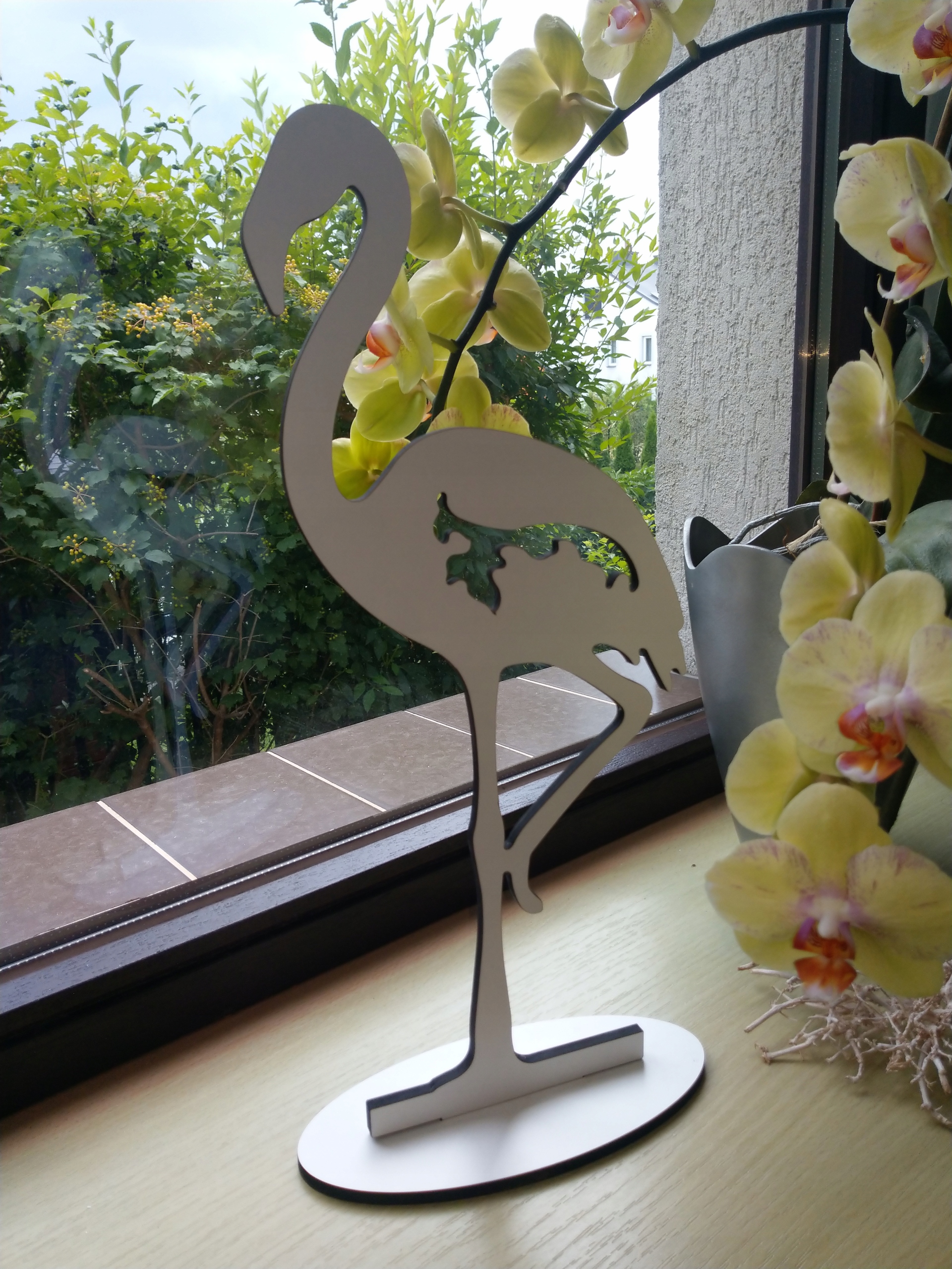 OZDOBA PTAK FLAMING 40CM DREWNO DEKORACJE STOJAK Kod producenta O.40.FL