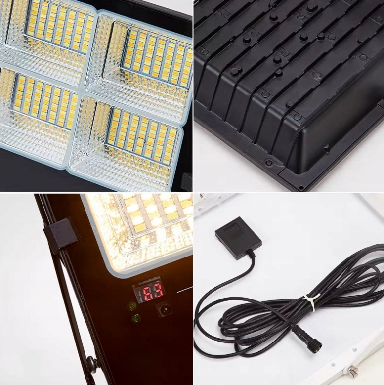 LAMPA LED 300W SOLARNA ULICZNA Z PILOTEM ! 660 LED Marka FLOODLIGHT