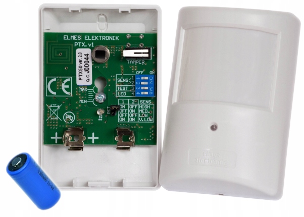 ELMES SYSTEM BEZPRZEWODOWY 4 CZUJKI GSM ALARM Typ alarmu bezprzewodowy