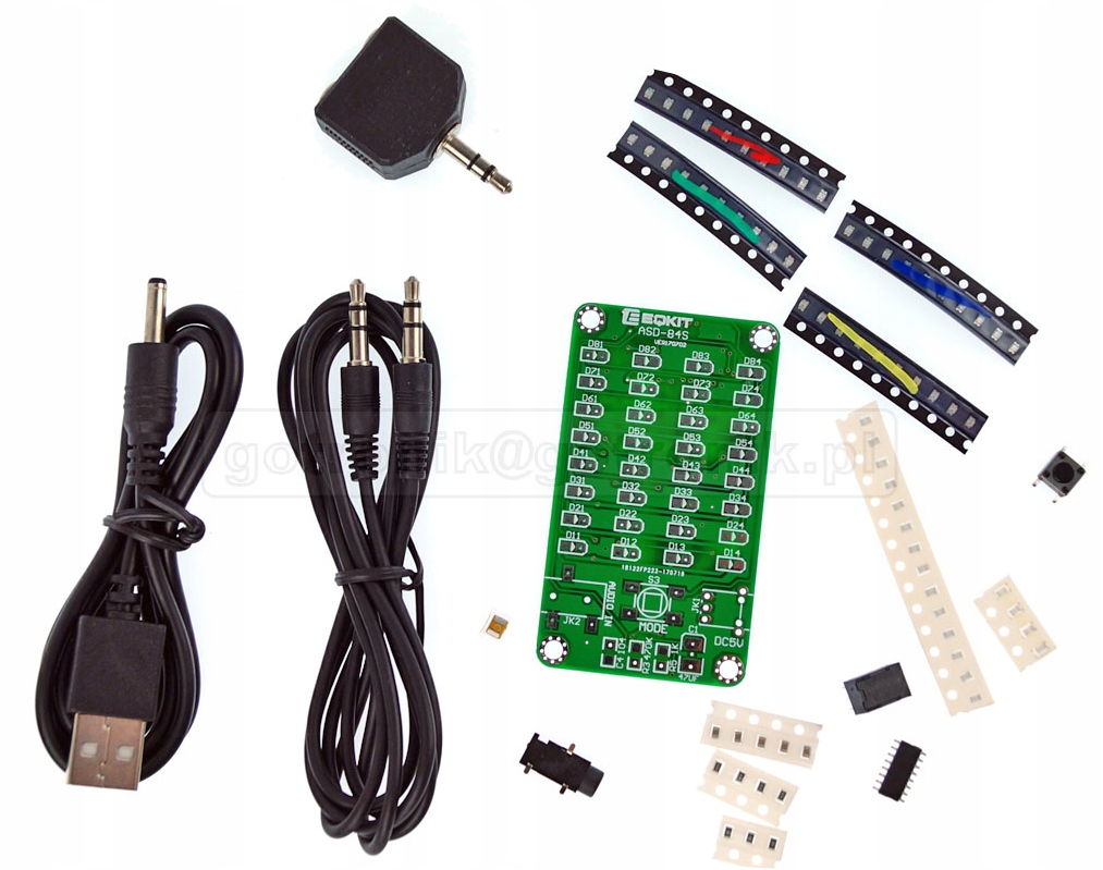 

Kit Do Montażu- Wskaźnik wysterowania audio 32 Led