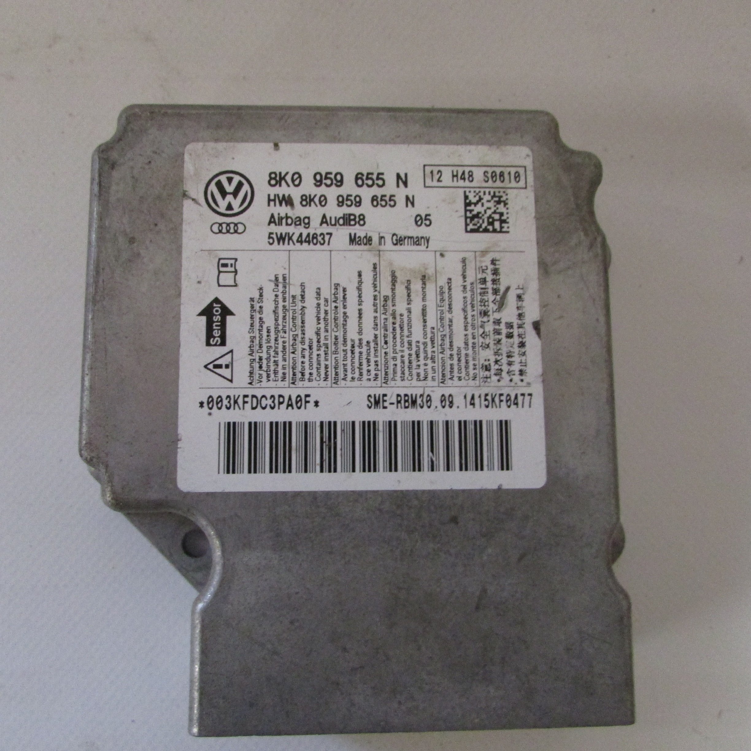 Датчик модуль подушки безопасности AUDI A4 A5 B8 8K0959655N
