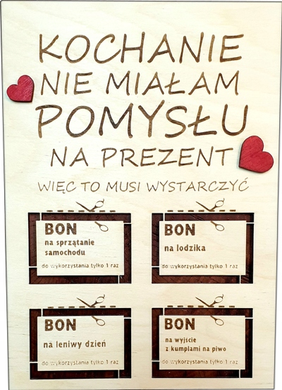 

Bon Dla Niego Niej walentynki dyplom