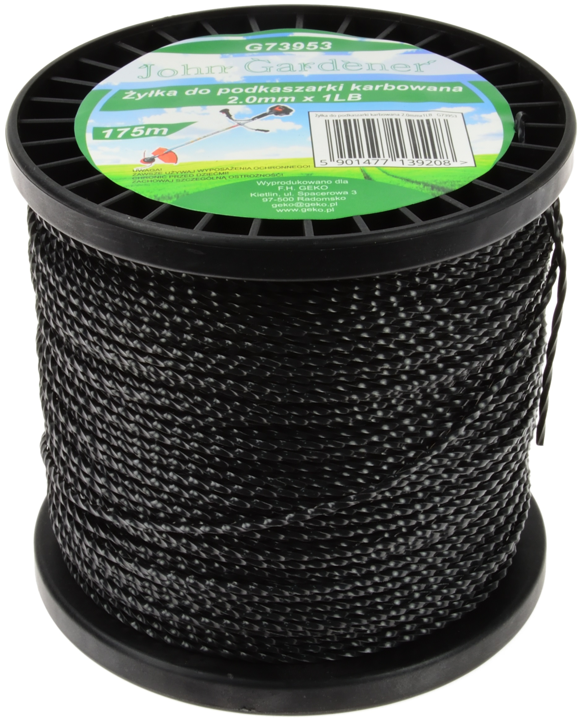 

Żyłka Do Podkaszarki Karbowana 2,0mm 175M 1LB