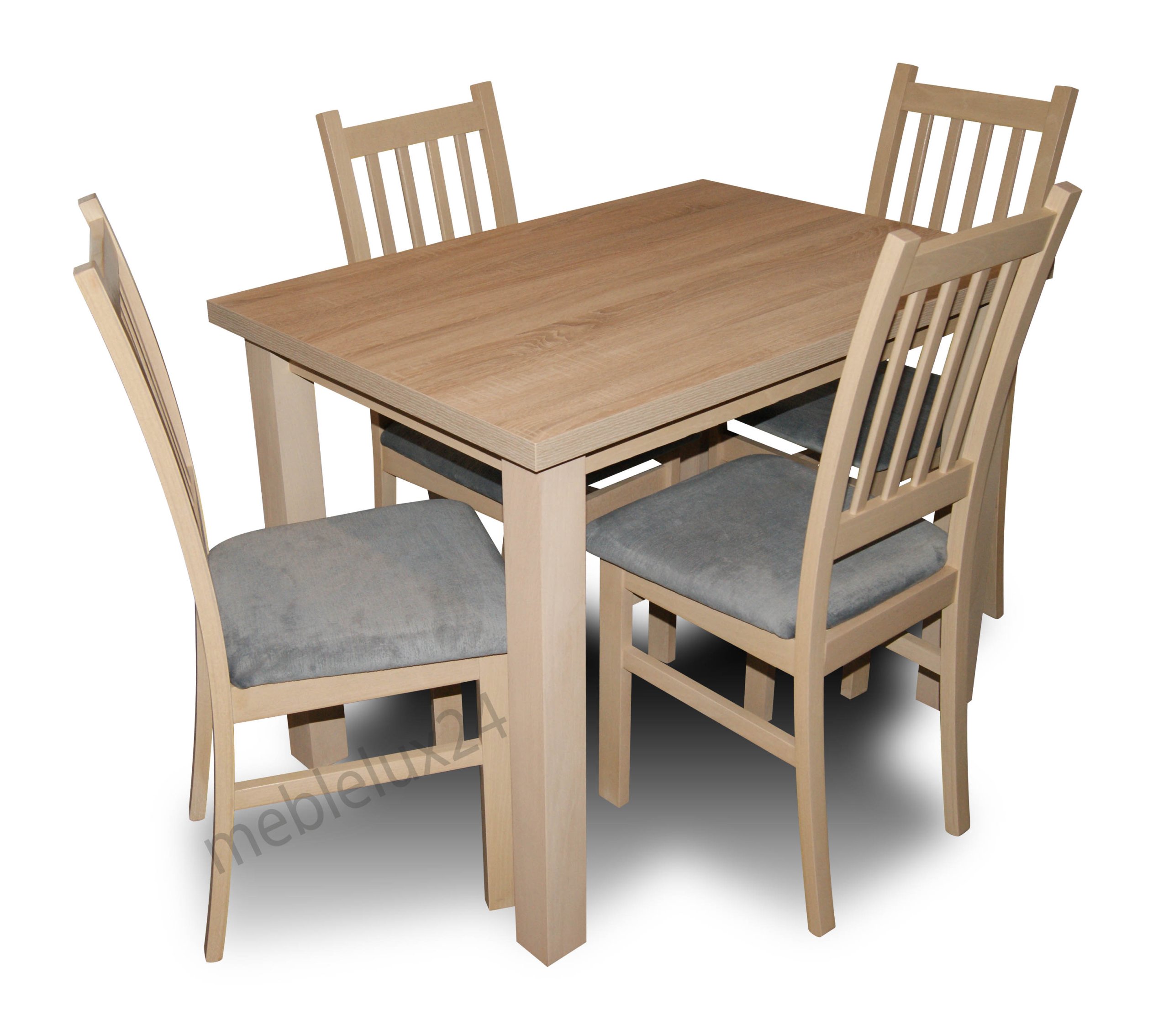 Stół +4 Krzesła Borys Wybierz Kolor Dąb Sonoma