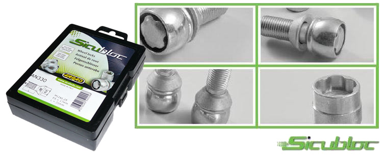 Śruby zabezpieczające SICUBLOC 14x1,5x40 kula k.17 Liczba sztuk 1 szt.