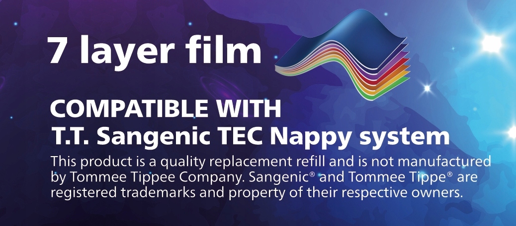 Wkład do Sangenic Tommee Tippee TEC Nursery -2 szt Rodzaj wkład do kosza