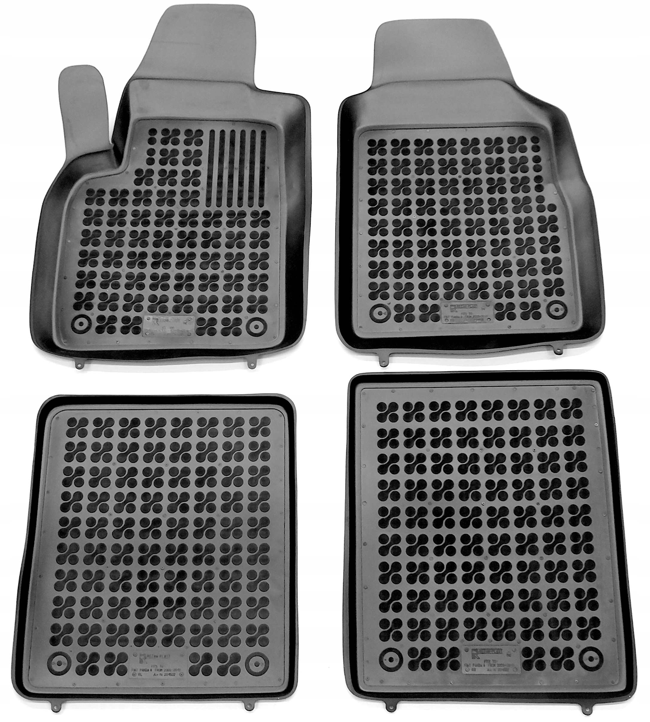 

Fiat Panda II 2003-2012 dywaniki gumowe korytkowe