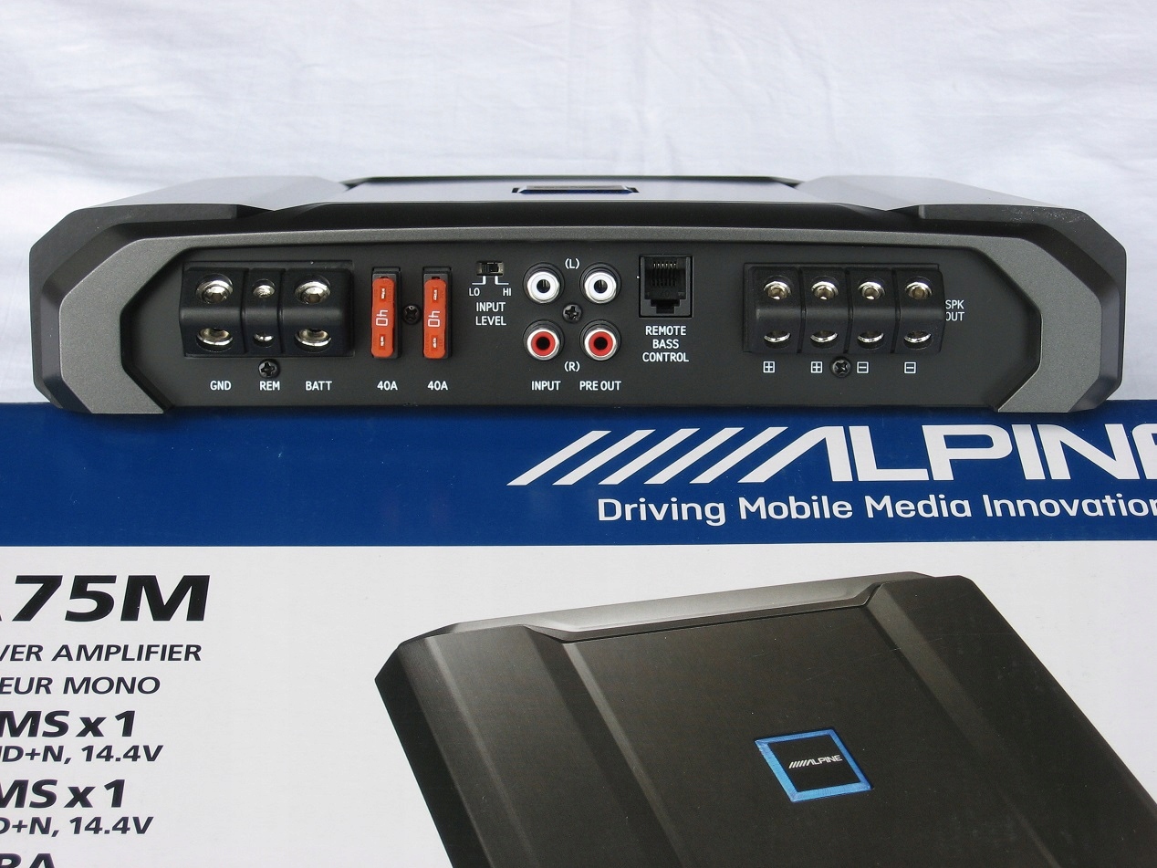 ALPINE R-A75M R-LINE FILAR MOCY I JAKOŚCI 750W RMS Liczba kanałów inny