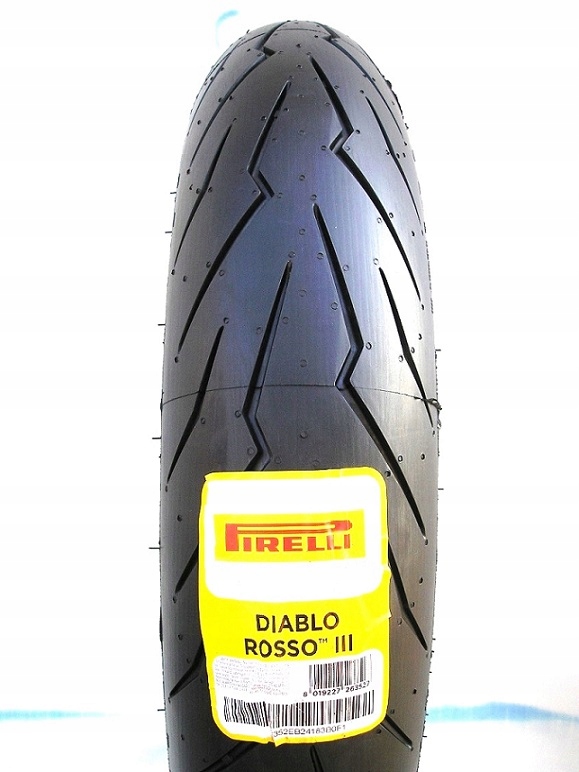 100 / 80R17 PIRELLI DIABLO ROSSO III 3 ПЕРЕДНЯ ЧАСТИНА MOTO
