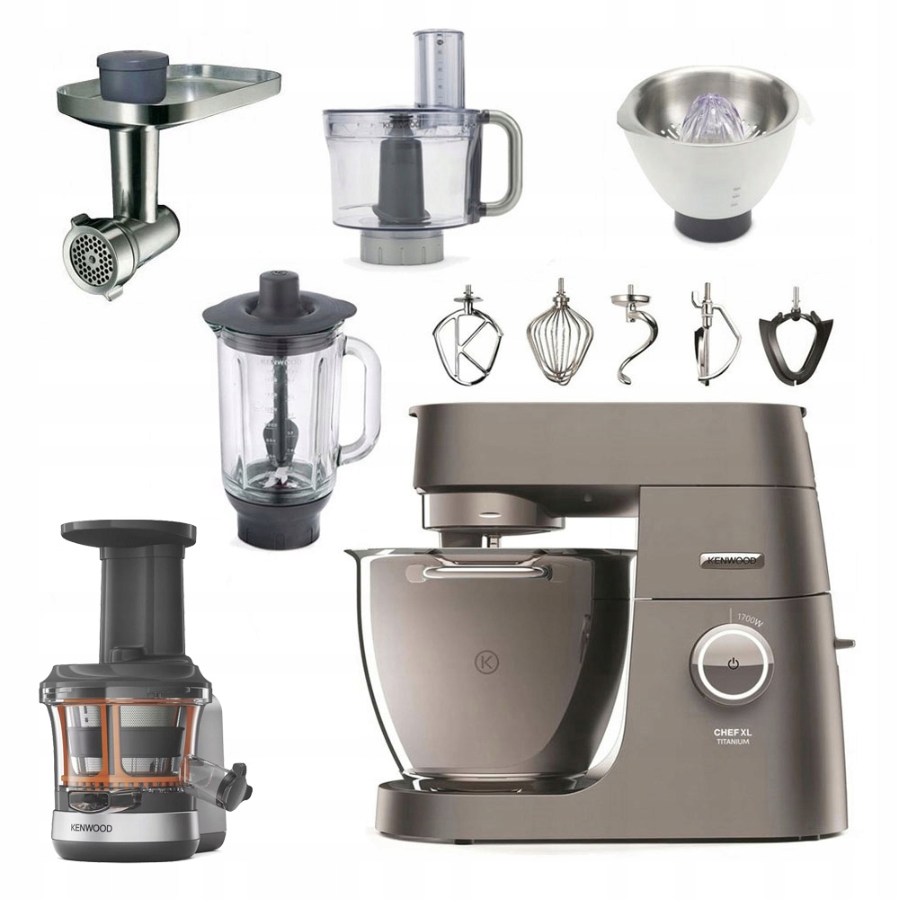 

Robot Kenwood Km Chef Titanium KVL8460S + KAX720PL