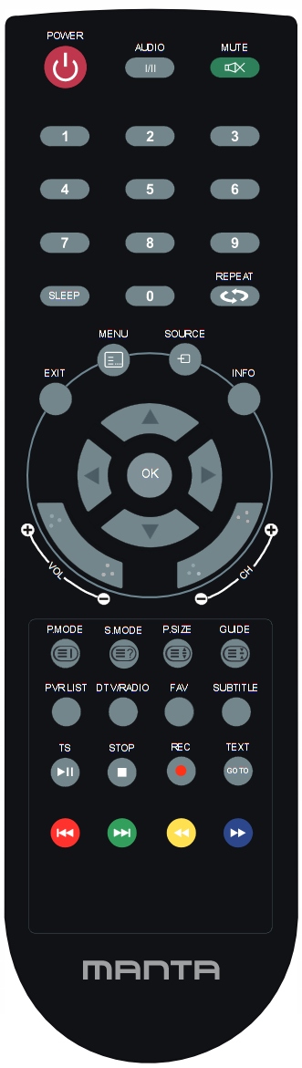 

Zamiennik pilota do Manta Led Tv 50" 50LUA28L