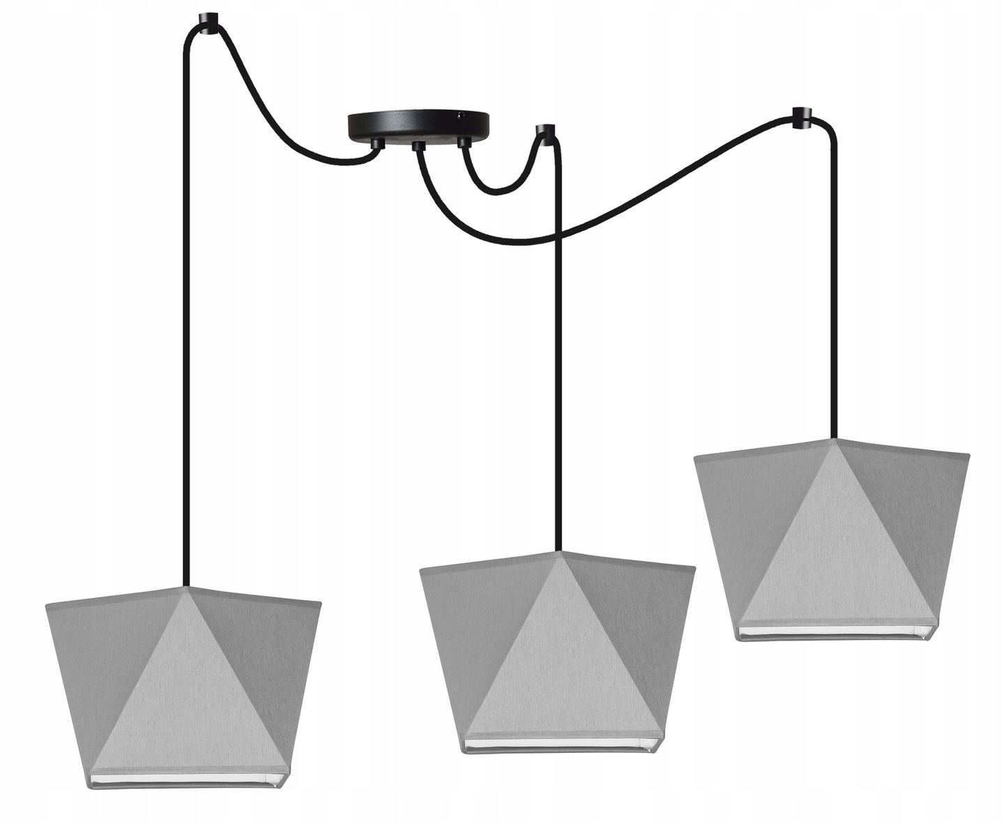 

Lampa Wisząca Sufitowa Pająk Żyrandol Loft Abażur