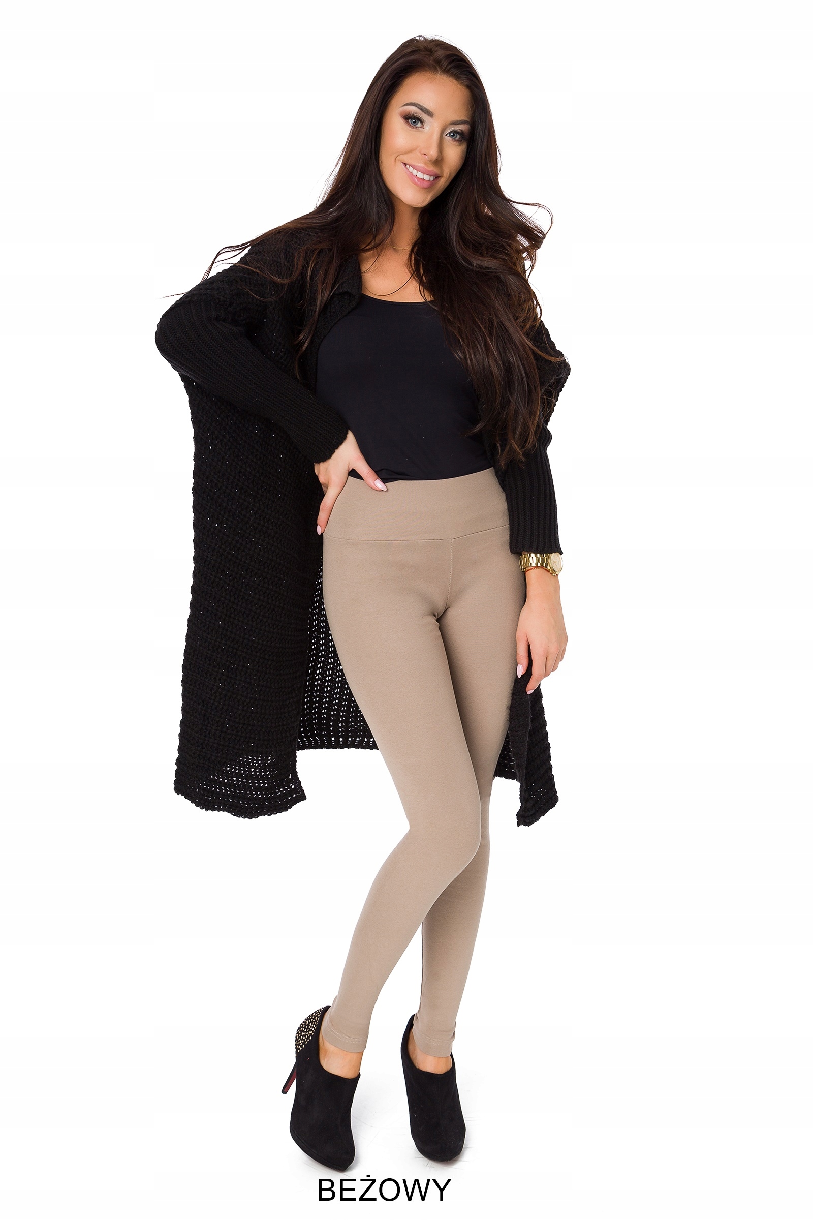 OCIEPLANE Legginsy x 3szt wysoki stan P1Z M/38 Kolor wielokolorowy