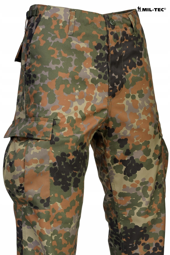 Wojskowe SPODNIE BDU RANGER Moro FLECKTARN - XXL Wzór dominujący moro