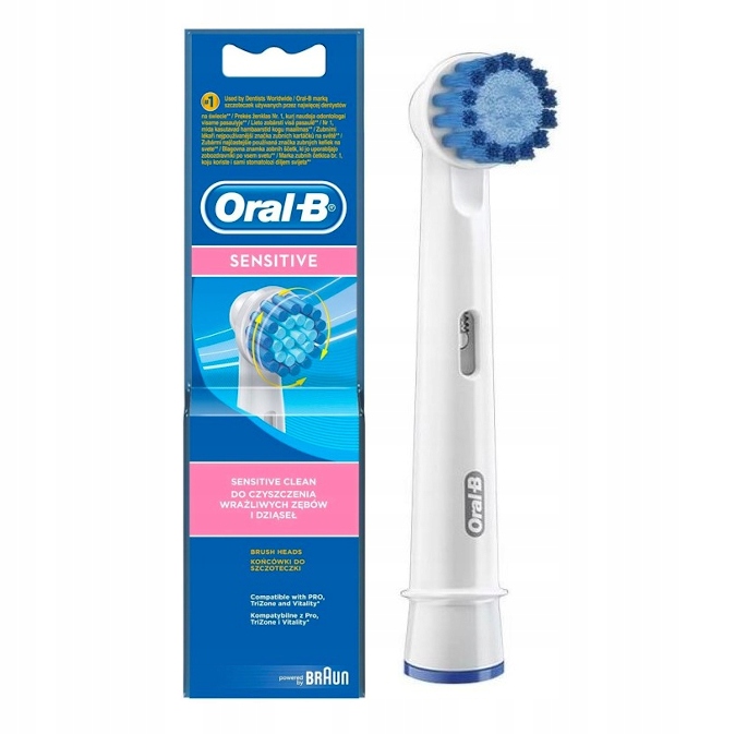 

Oryginalna Końcówka Oral-b Braun Sensitive Clean