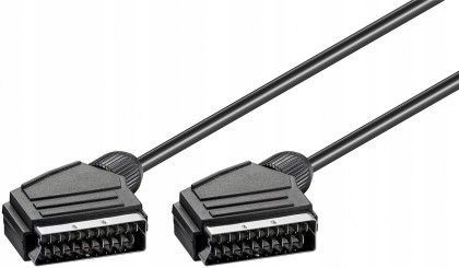 Kabel EURO wtyk SCART (21-pinowy) - wtyk SCART (21-pinowy) 1,5m