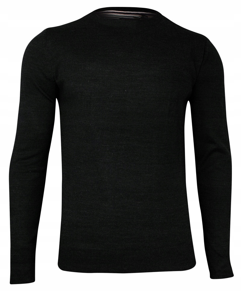 

Czarny Męski sweter (U-neck) Brave Soul -s