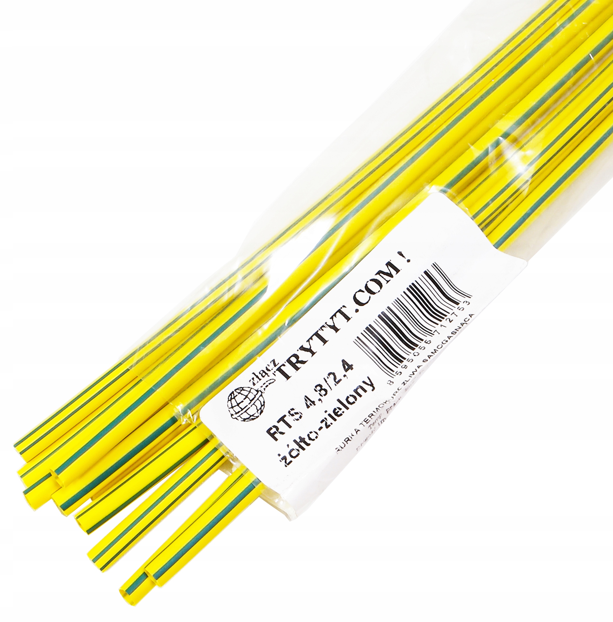 

Rurka Koszulka Termokurczliwa 4,8 2,4 10szt ż-o