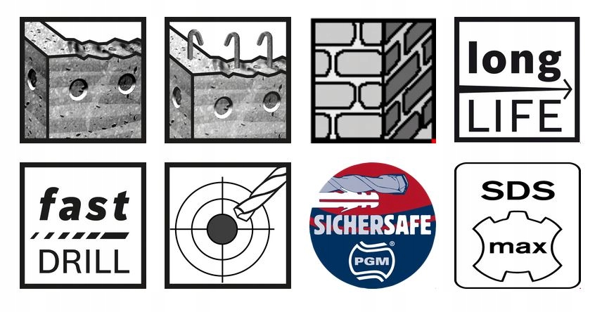 BOSCH Wiertło SDS-MAX 45/450/570 mm