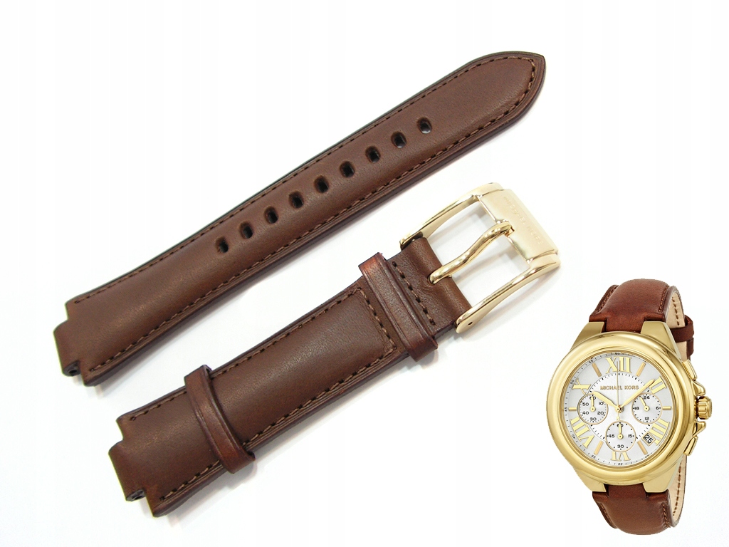 Pásek k hodinkám Michael Kors MK2266 hnědý