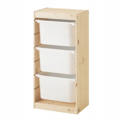 

Ikea Trofast regał SOSNA+3 pojemniki na zabawki #4