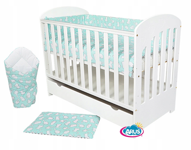 ŁÓŻECZKO DZIECIĘCE BIAŁE Z SZUFLADĄ TAPCZAN POLA % Płeć chłopcy