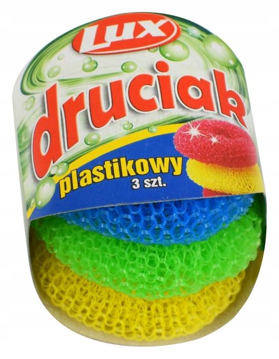 

Druciak Plastikowy, Myjka, Czyścik, Zmywak 3szt.