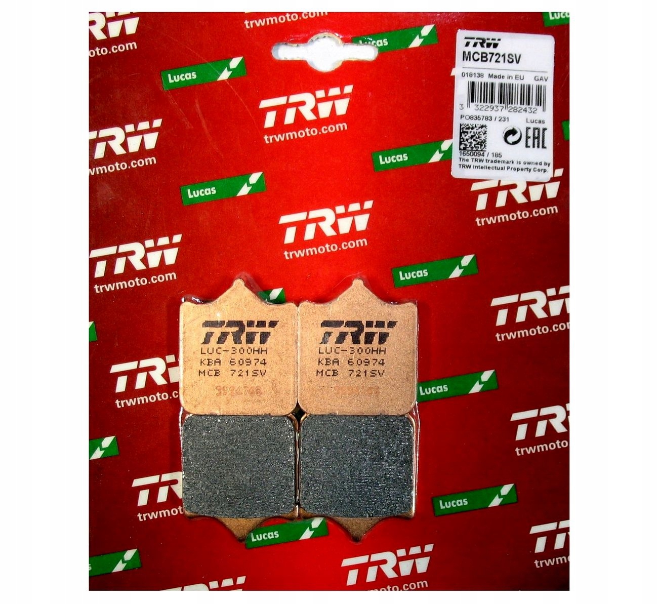 

Klocki Hamulcowe Trw Lucas MCB721SV Ktm 990 Smt