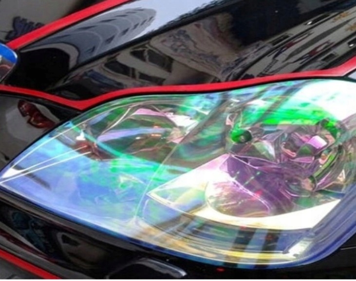 FOLIA DO LAMP KAMELEON XENON KOLOROWA BEZBARWNA Szerokość produktu 30 cm