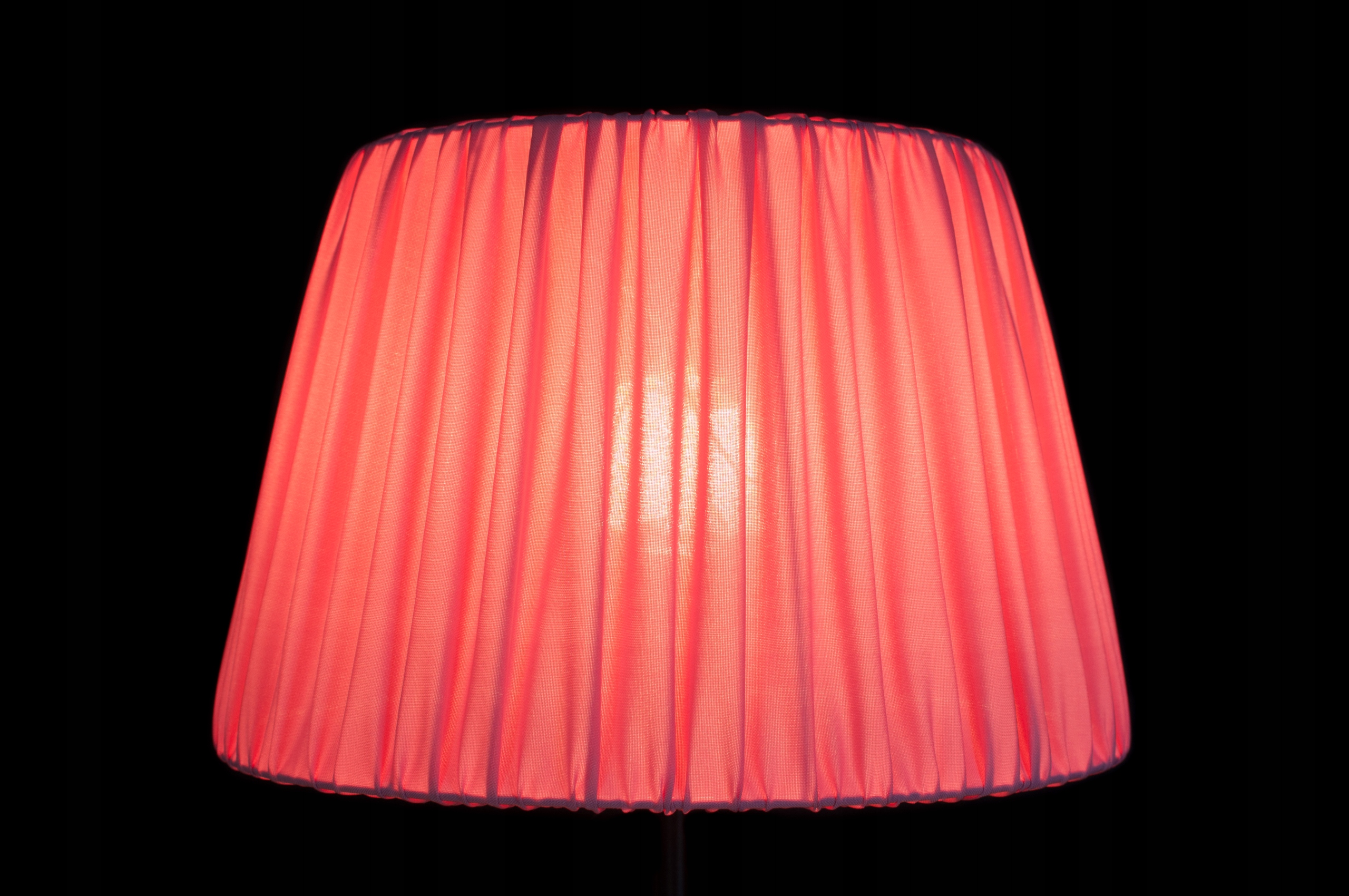 Abażur klosz stożek marszczony 23x34x22 RÓŻOWY Materiał wykonania metal tkanina