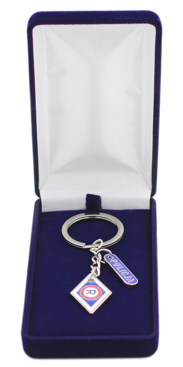 

Policja Drogówka. Brelok w eleganckim etui