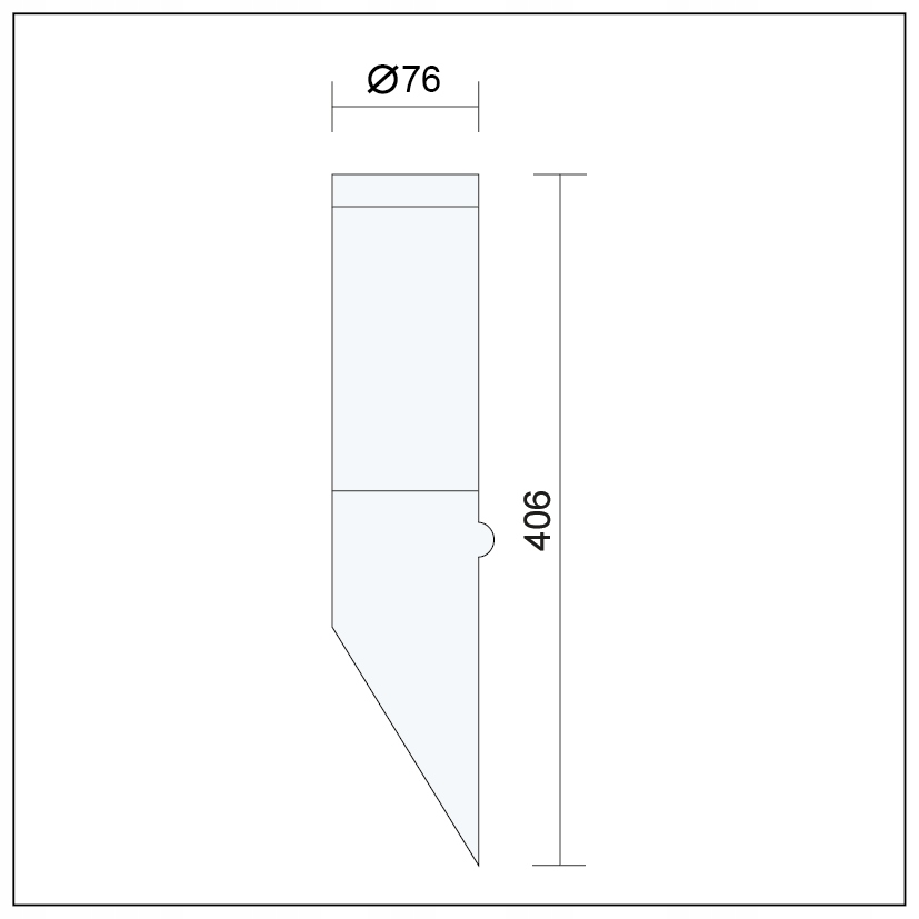 KINKIET ZEWNĘTRZNY LAMPA OGRODOWA DO LED E27 Zasilanie sieciowe