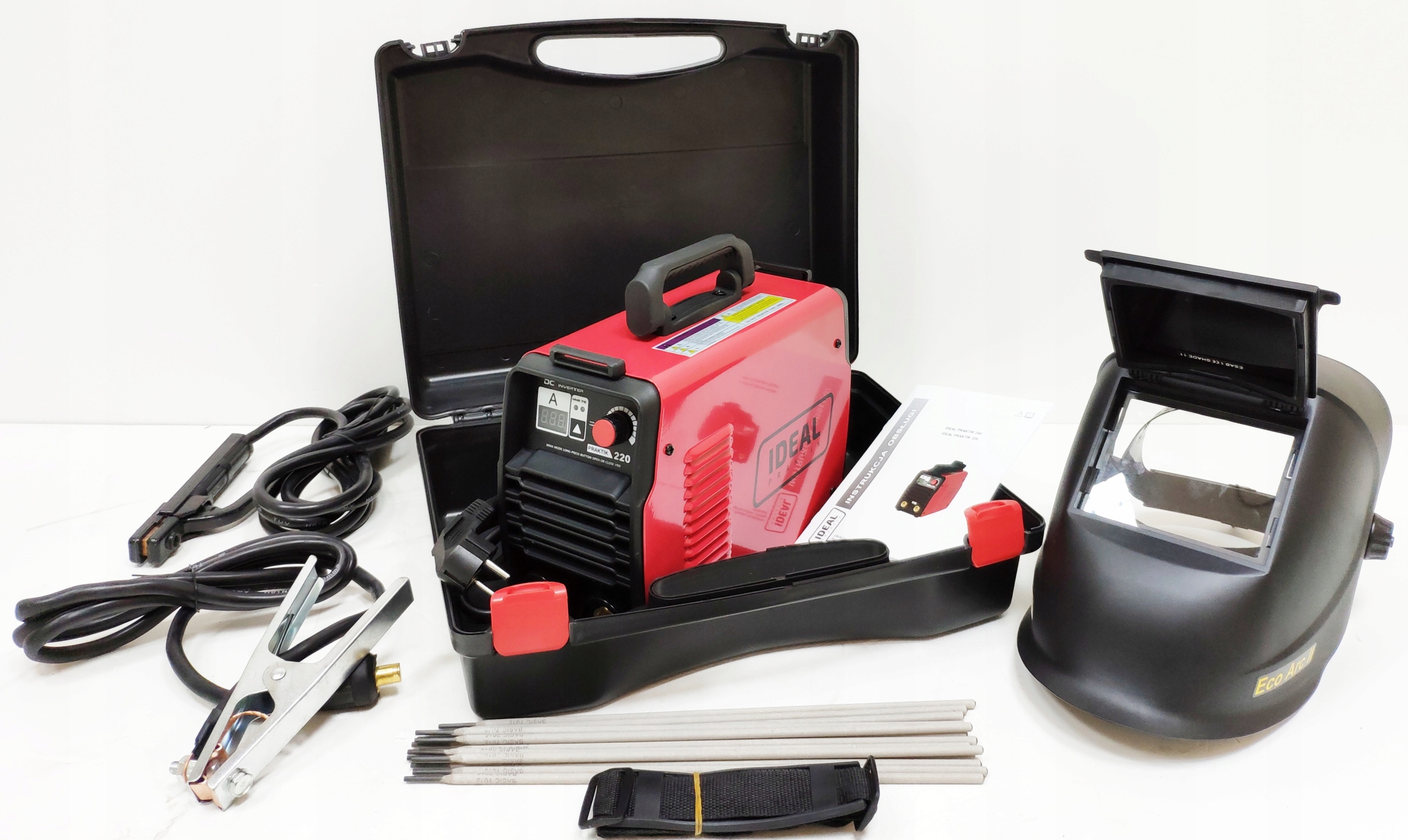 Spawarka inwertorowa 220A PRAKTIK 220 IDEAL MMA