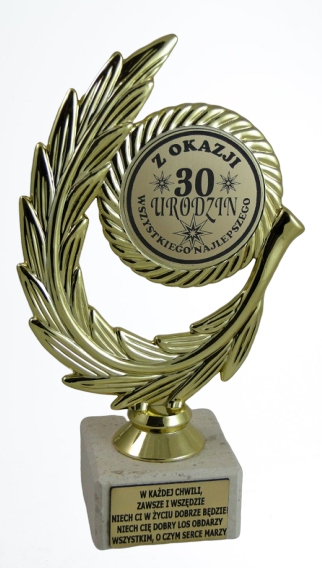 

statuetka Z Okazji 30 Urodzin Trwała Duża!