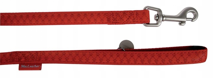 SMYCZ ZOLUX MACLEATHER TAŚMA 25 mm 1,2 m CZERWONA