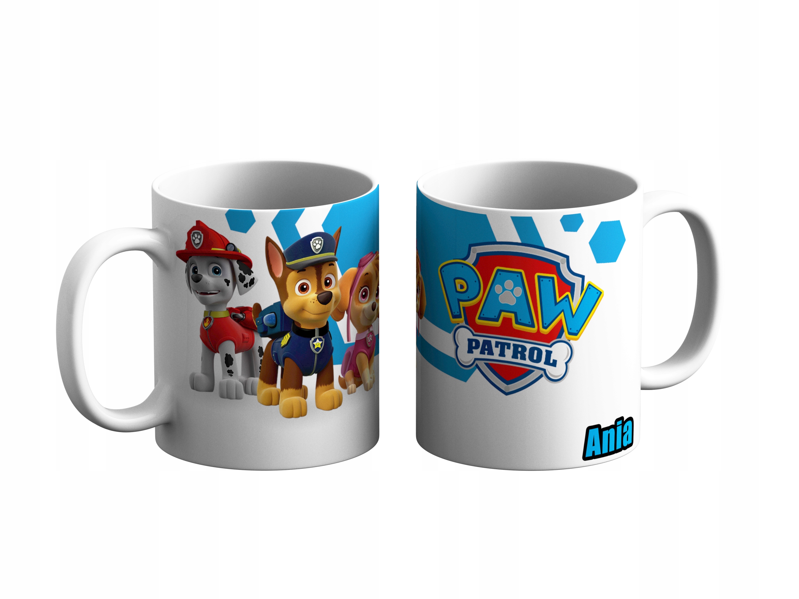 

Kubek Psi Patrol Paw Patrol Imię +kartonik