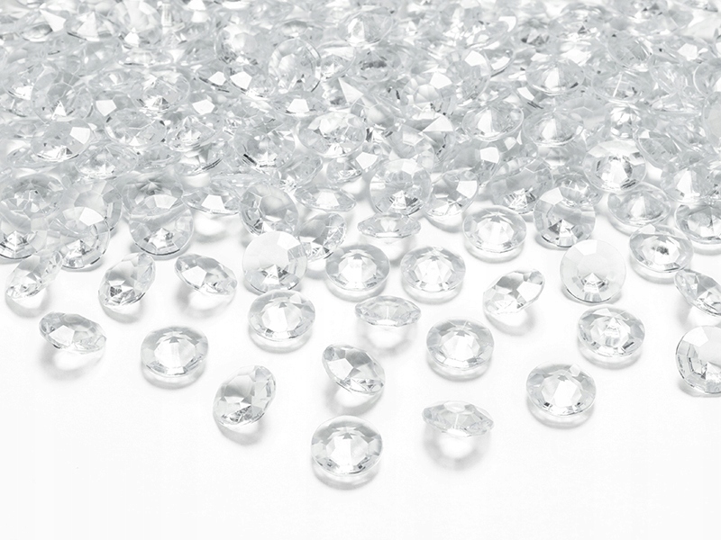 

Diamentowe konfetti 12mm kryształki 100szt K-099