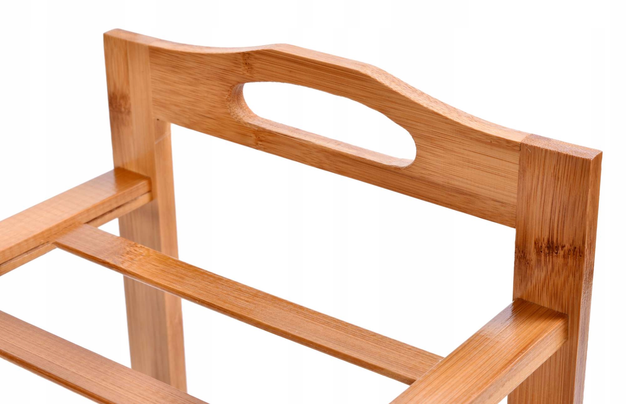 SZAFKA PÓŁKA NA BUTY REGAŁ BAMBUSOWY 3 PÓŁKI ORGANIZER DREWNIANY Marka inna