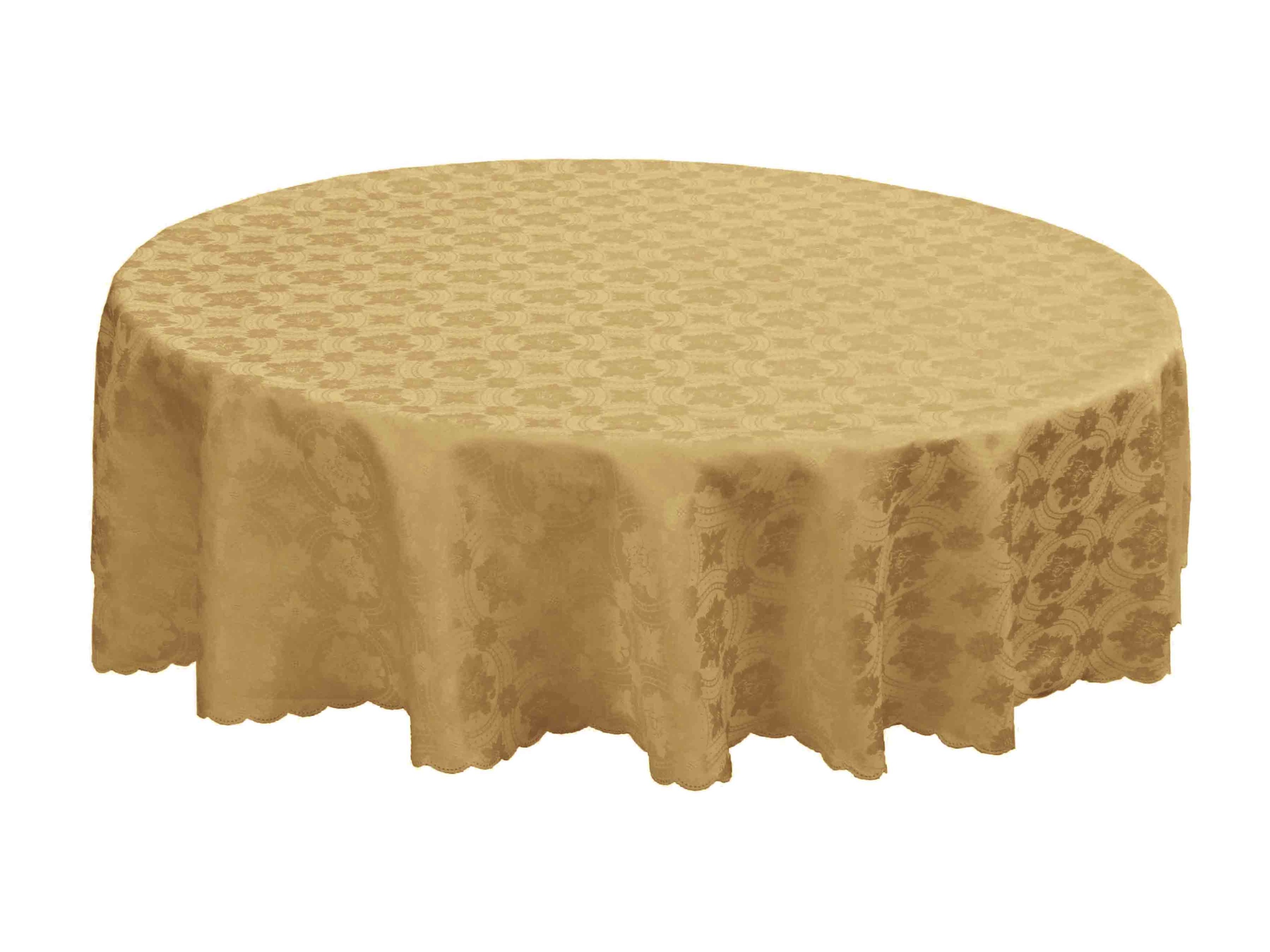 Obrus Okrągły Średnica 180cm Łosoś