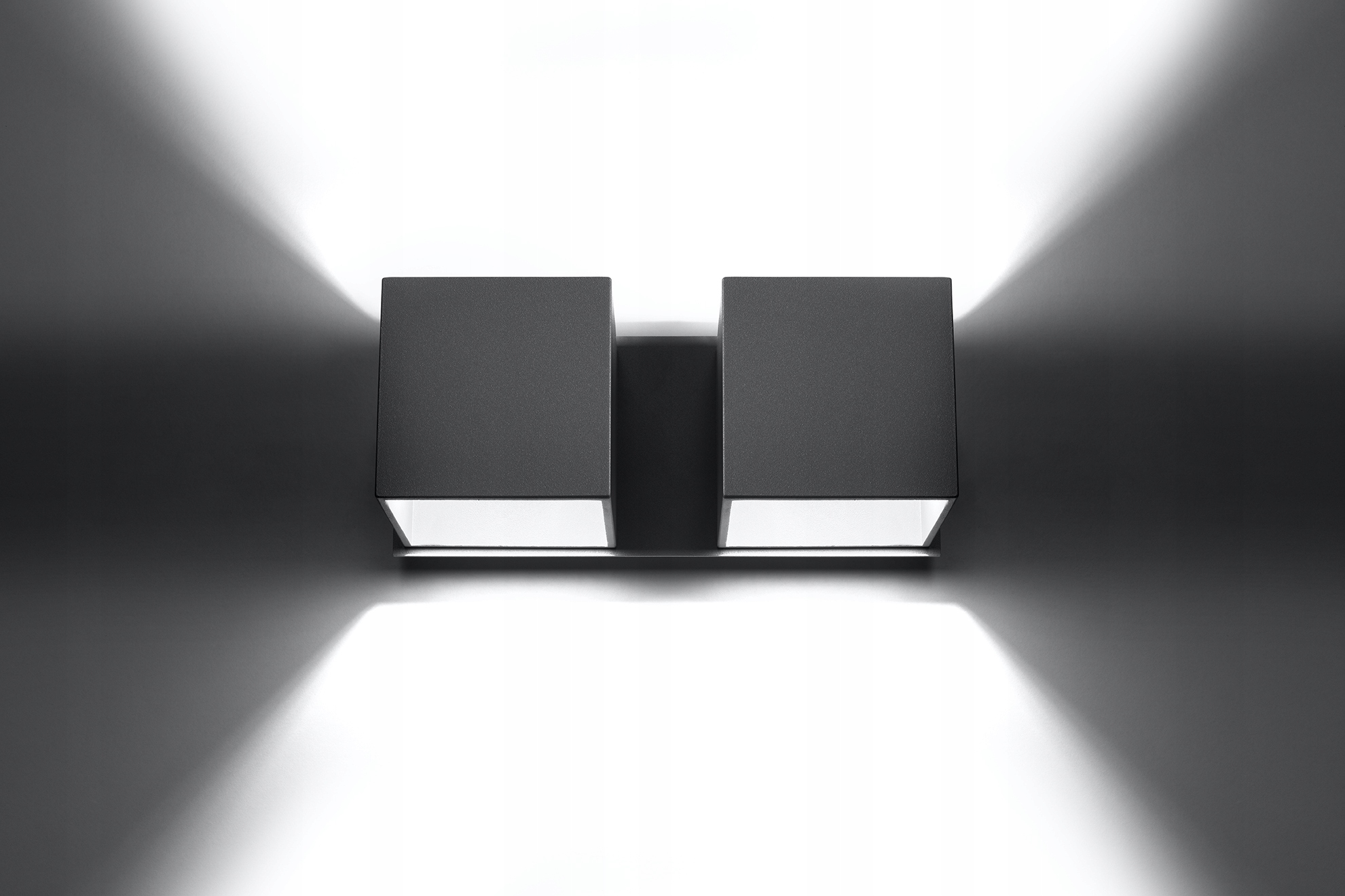 Oprawa na Ścianę Kinkiet QUAD 2 Szary LED SOLLUX Marka SOLLUX LIGHTING