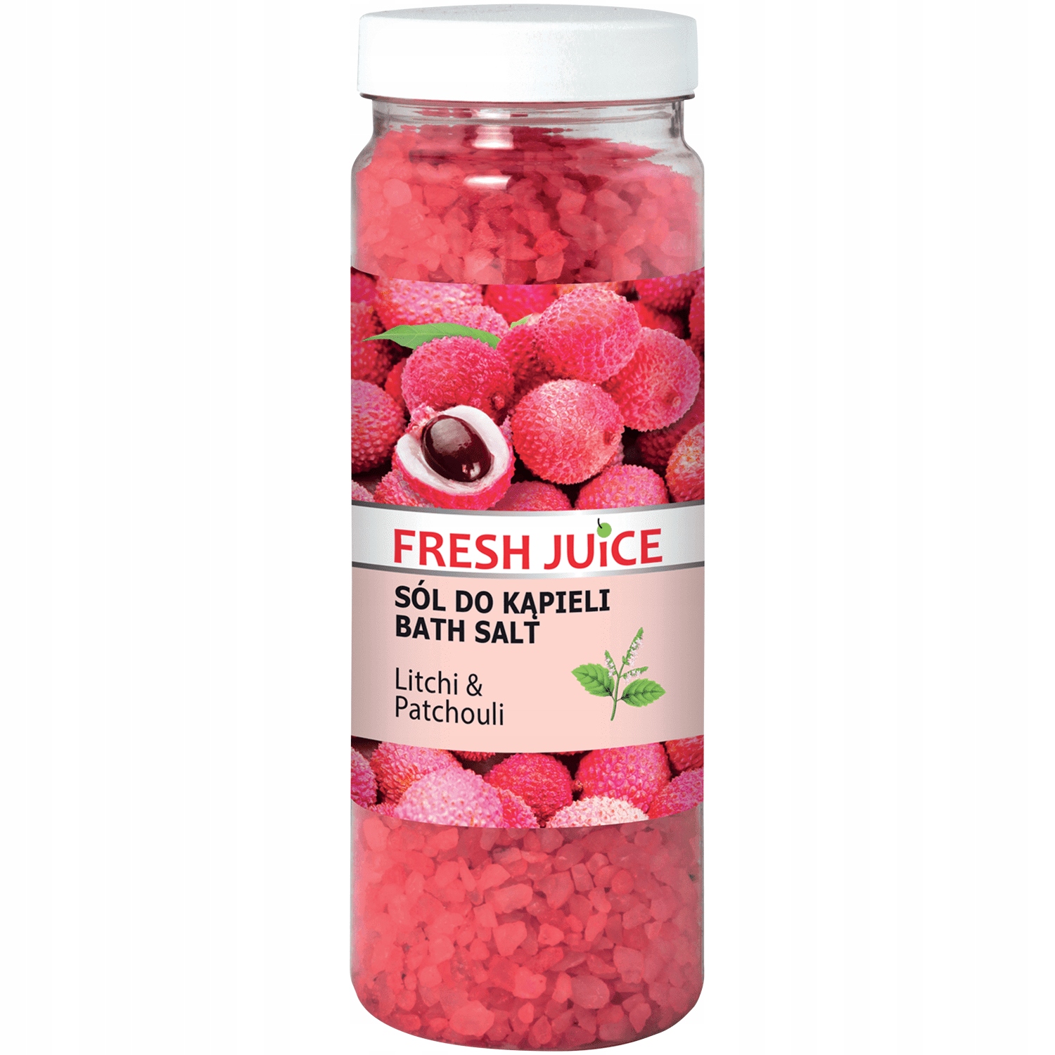 Fresh Juice Litchi & Patchouli 700g sól do kąpieli