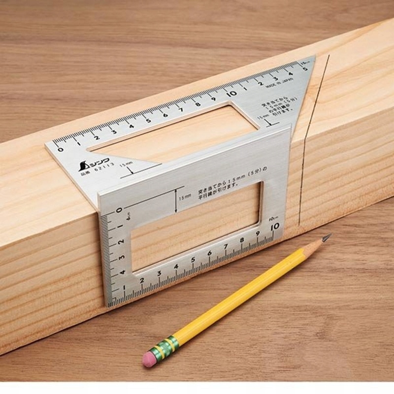 

Kątownik aluminiowy dekarski japoński Shinwa 3D