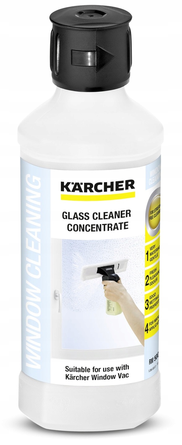 PŁYN DO MYCIA SZKŁA KARCHER RM 500 DO WV 2 WV 5