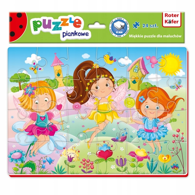 

Puzzle Piankowe A4 Wróżki Roter Kafer