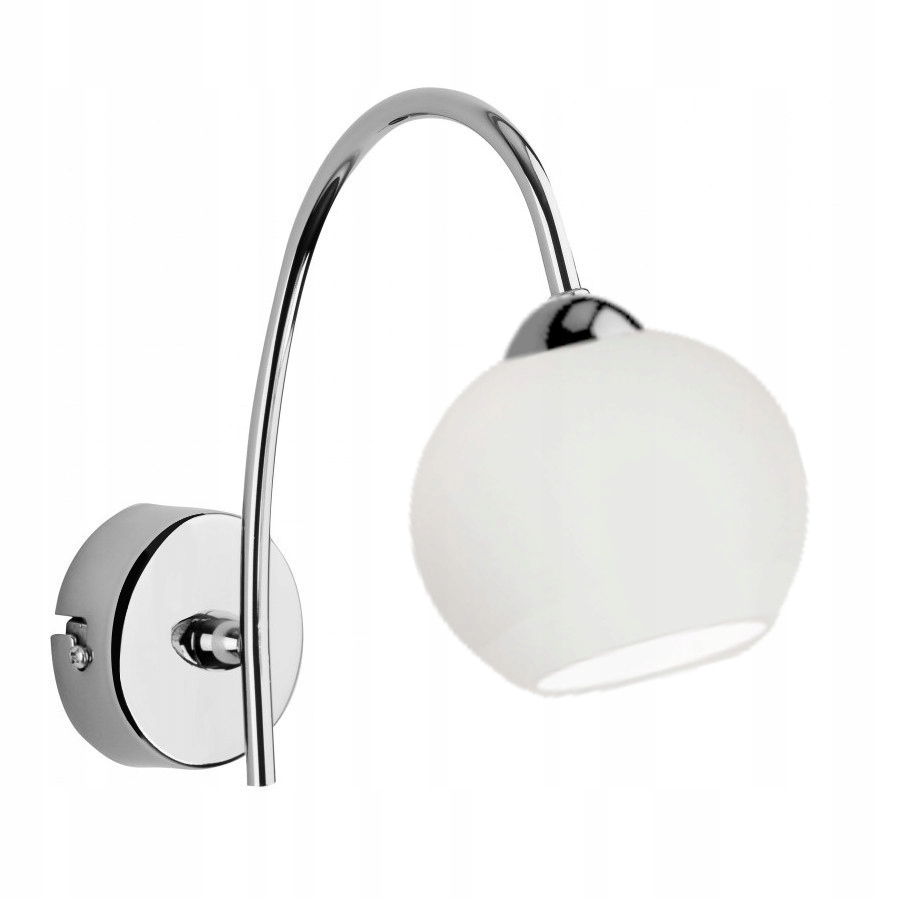 

Kinkiet,lampa Ścienna Kula Biała Ada 1-623